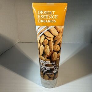 Desert Essence Sweet Almond Hand And Body Lotion Replenishing 8 Oz